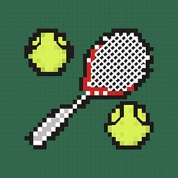 Pixel Tennis Rally - free online sports game